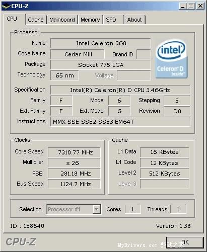 Ǳ������? 65nm Celeron D��7.3GHzͼƬ����,ͼ1-ZOL�йش����ߵ�1��