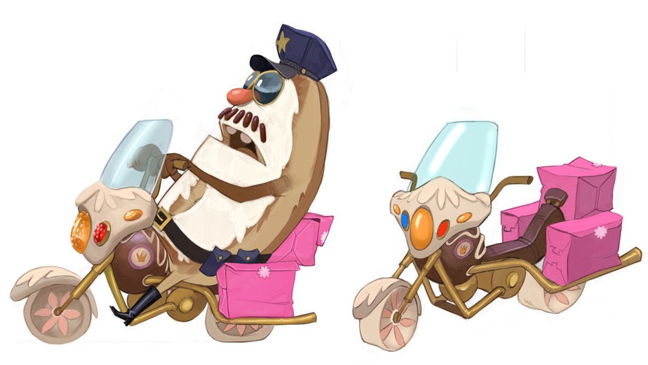 桥段无极限 电影《无敌破坏王》原画赏