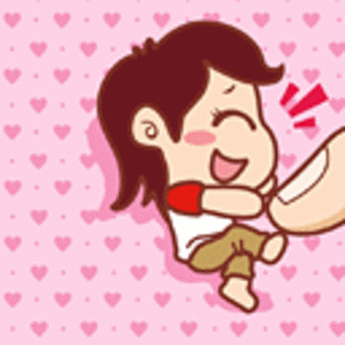 苜苜女孩可爱qq表情图片