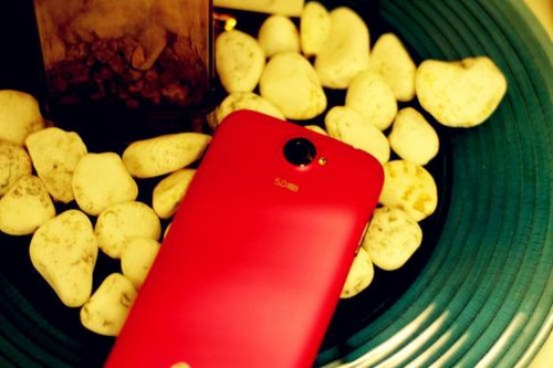 　5.0寸大屏幕+亮丽彩壳天语