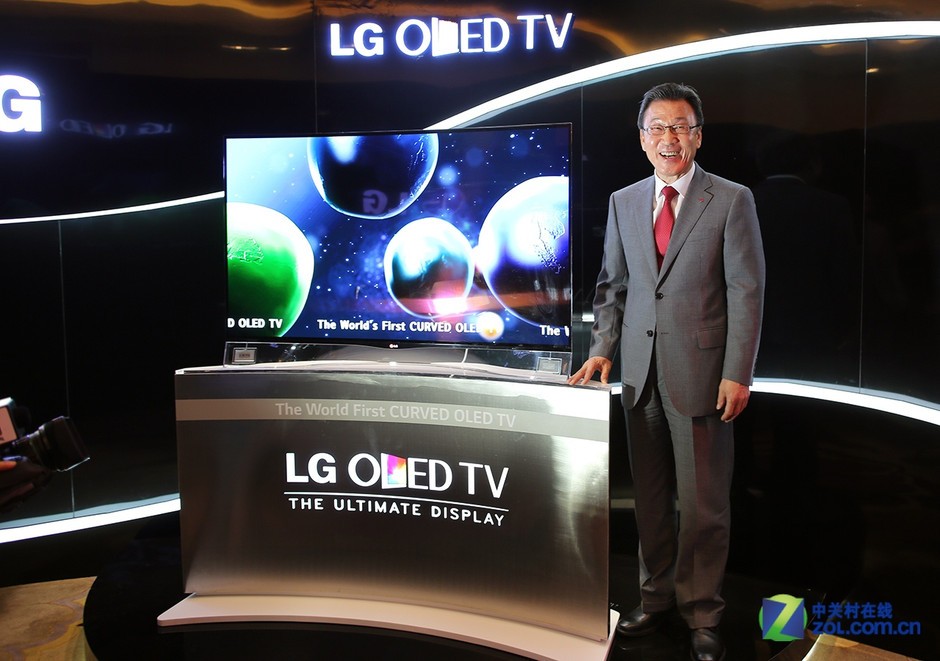直击lg曲面oled电视新品发布