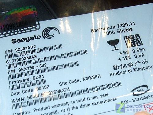 ϣ�ݣ�Seagate��Barracuda 1TB 7200ת 32MB SATA2��ST31000340AS��ͼƬ���� ��2�� -ZOL�йش����ߵ�2��