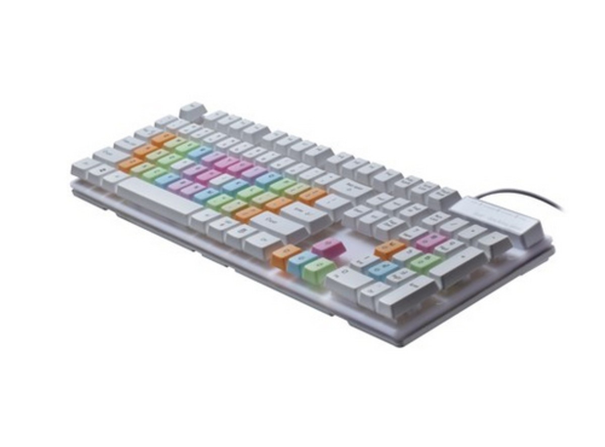 【高清图】优贵 K216 USB接口彩虹键盘 图1 -