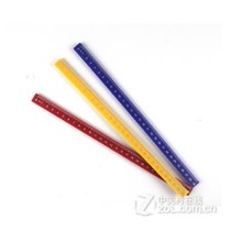 【比比牛白板伴侣磁性刻度尺子 颜色随机比比