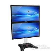 【液晶电视双屏推车 视频会议双屏推车 电视落