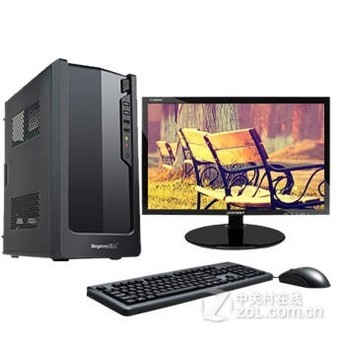【双核A4 5300\/19寸显示器\/台式电脑主机全套