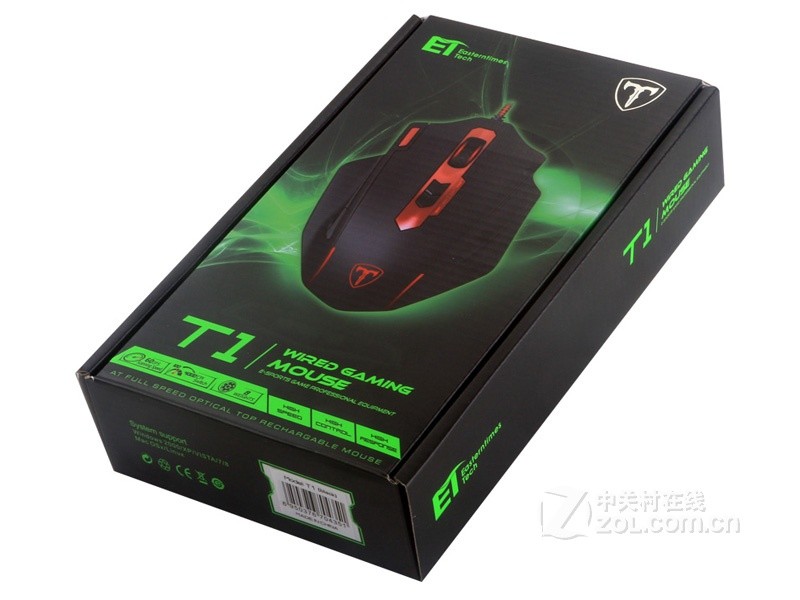【高清图】ET(ET1)T1有线游戏电竞鼠标配件及