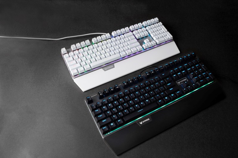 【高清图】纯白RGB雷柏V720全彩背光机械键盘白色款上市 图8 -ZOL中关村在线