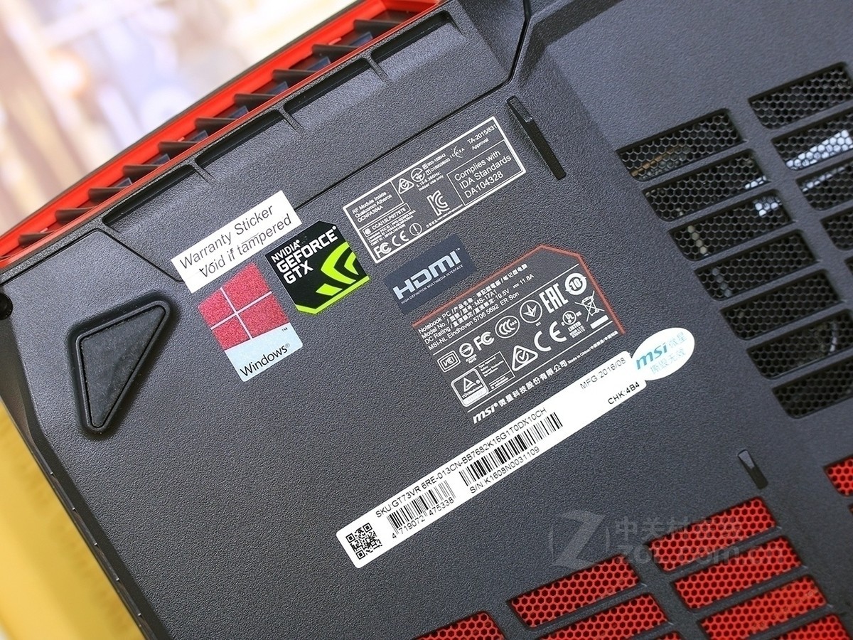 msi微星gt73vr 7rf-450cn