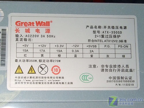 ���ǣ�Great Wall��������ʦATX-350SDͼƬ���� ��5�� -ZOL�йش����ߵ�5��