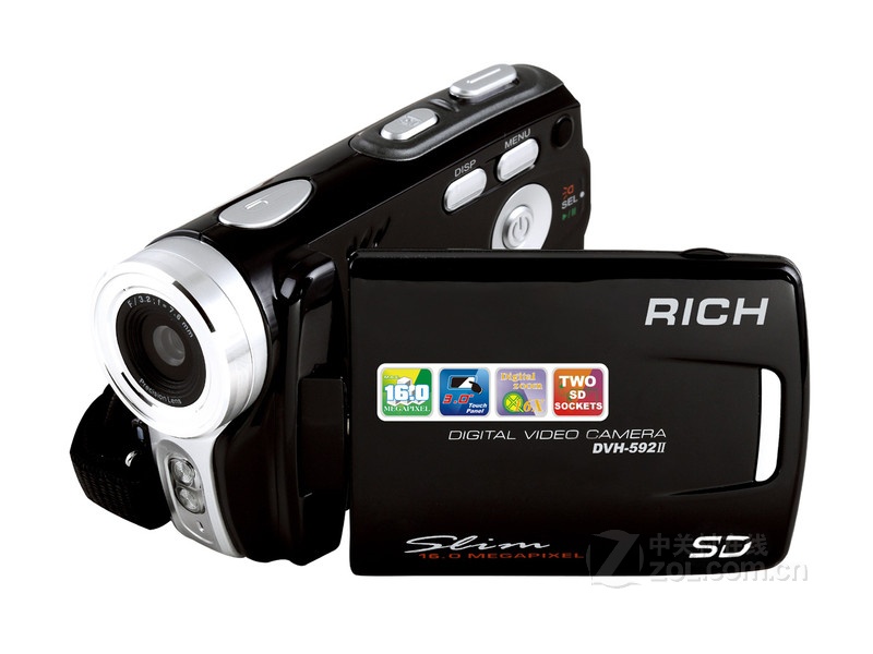 【高清图】莱彩(rich)dvh-592ii摄相机外观图片