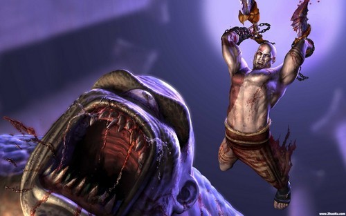 奎托斯暴力美学 《战神》系列精美壁纸_笔记本