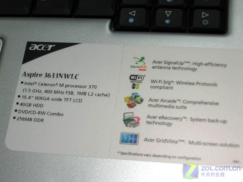 Acer�곞Acer Aspire 3633NWLCͼƬ���� ��2�� -ZOL�йش����ߵ�2��