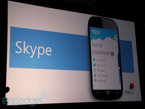 微软发力 语音通信软件Skype今秋登陆WP7
