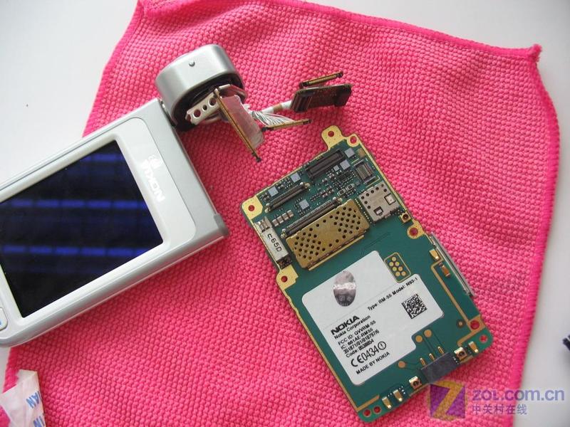 【高清图】诺基亚(nokia)N93内部构造图图片