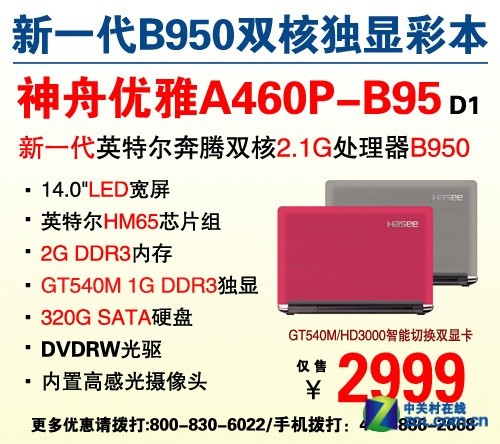 ˫˶Ե A460Pʿ2999Ԫ 