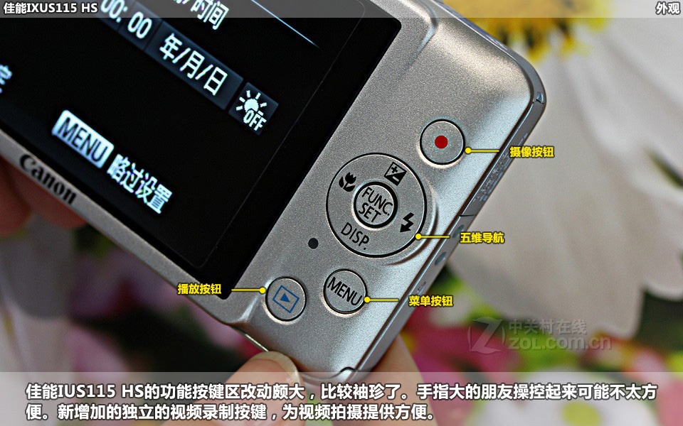 佳能IXUS115 HS