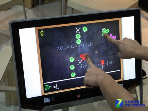 支持十点触控 评清华同方V45一体电脑 