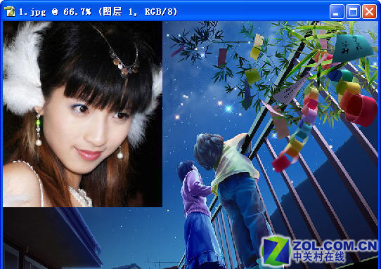 ��Photoshop����Ů��Ƭ�����λ�����ͼƬ����,ͼ3-ZOL�йش����ߵ�3��