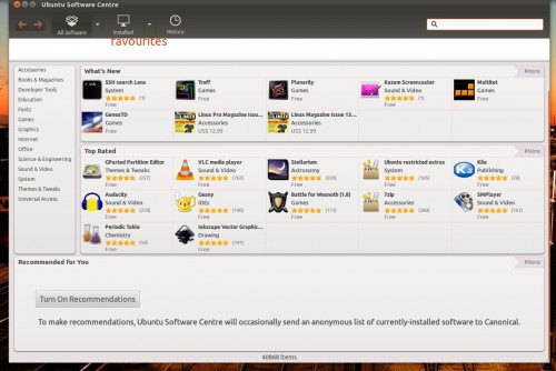 Ubuntu 12.04新特性 增加软件推荐功能 