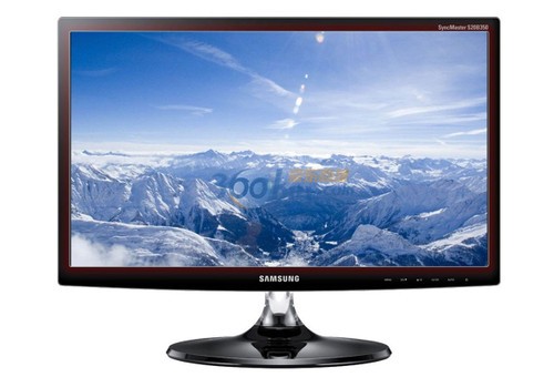 红色边框时尚设计！三星B350系列显示器超值推荐 