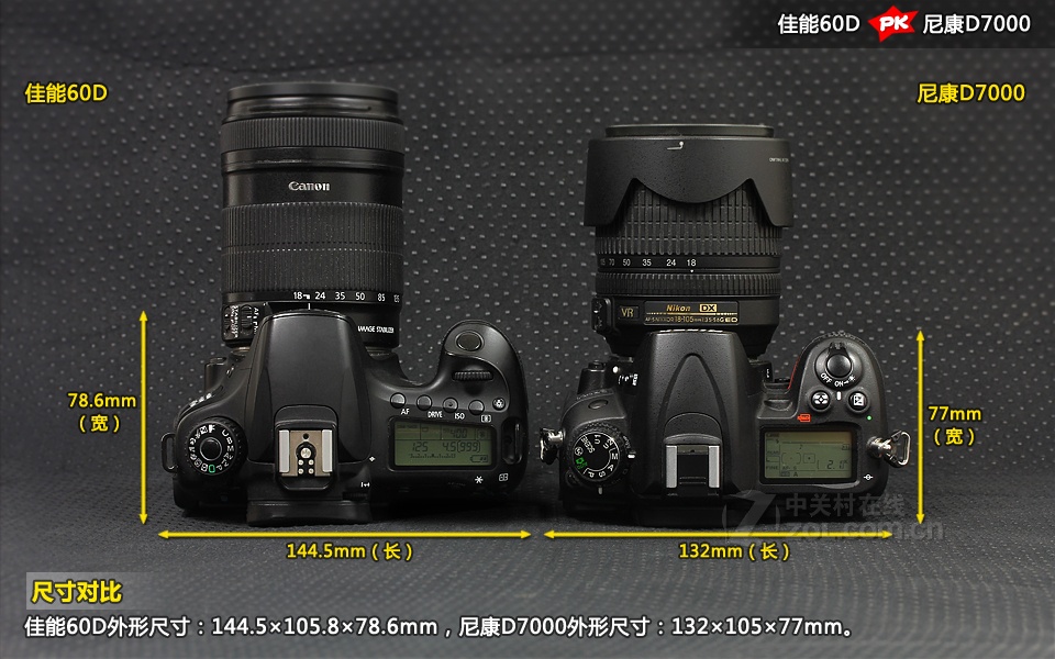 【高清图】 佳能(canon)60d套机(18-135mm is)对比图解 图128