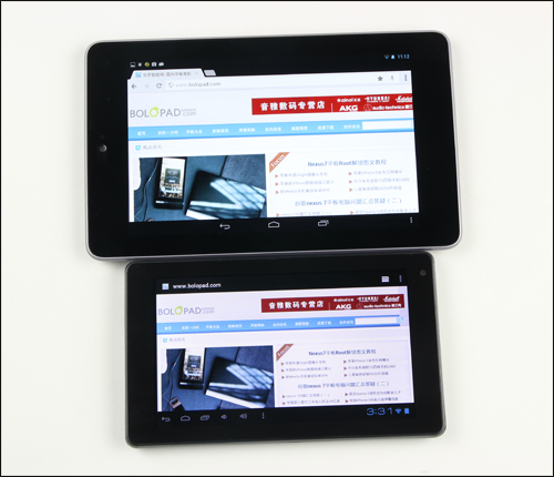 6吋还是7吋?佳的美E6对比Nexus7试玩