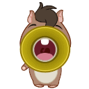 嘟宝qq表情-喇叭