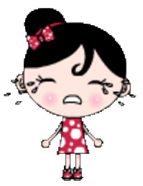 啾啾qq表情,穿红裙子的女生图片