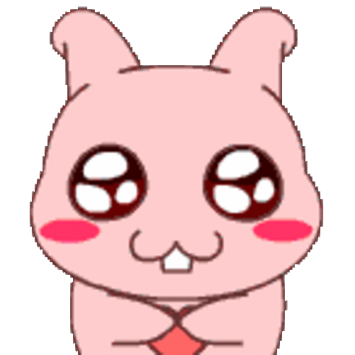 哆啦门牙兔qq表情,粉红色的门牙兔