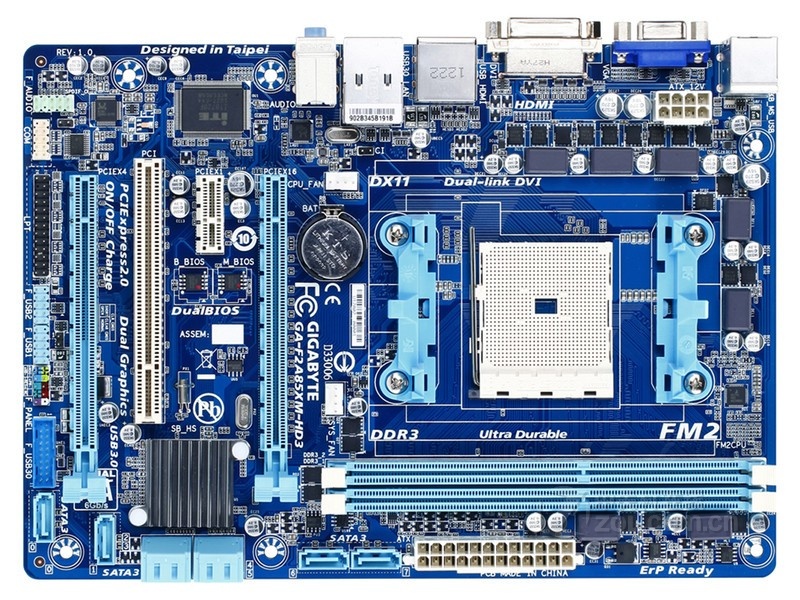 技嘉GA-F2A85XM-HD3怎么用U盘引导安装系统