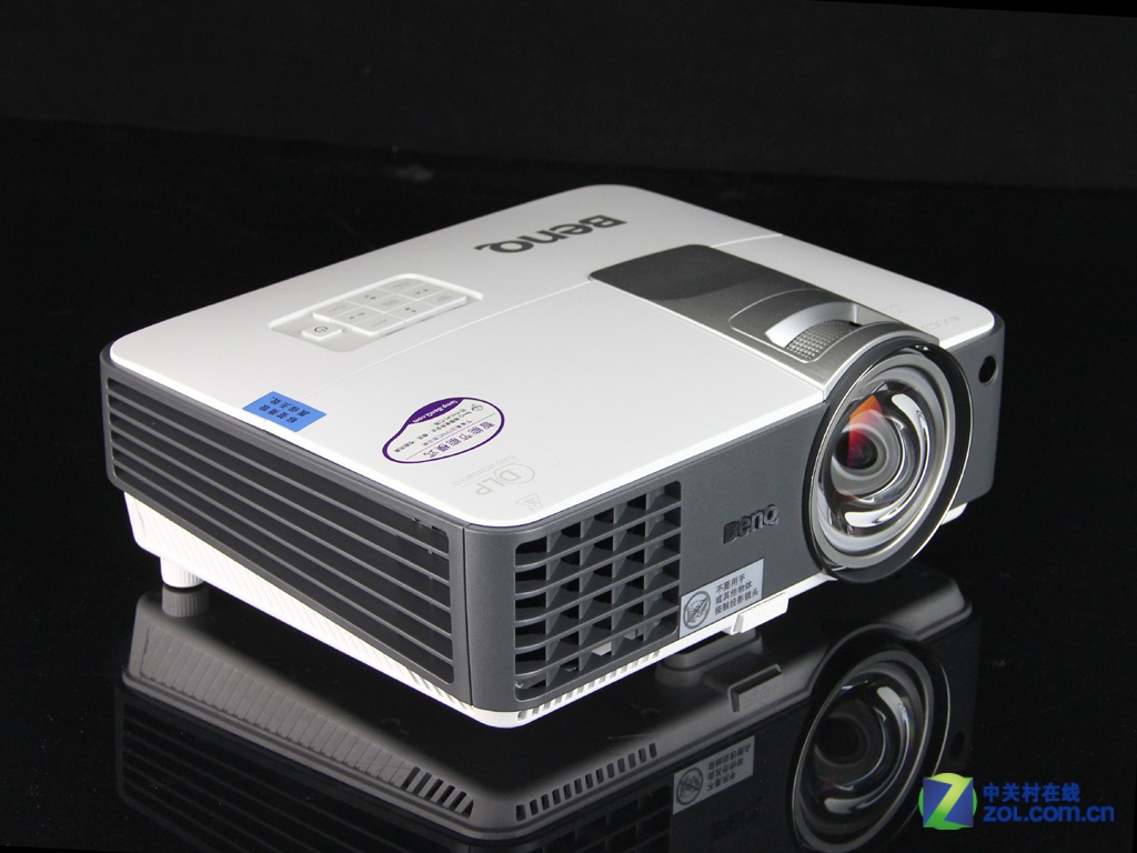 0.61投射比 明基mx816st商教短焦图赏