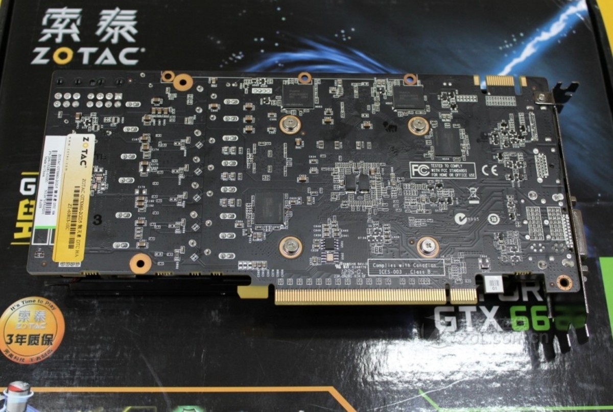 【高清图】 索泰(zotac)gtx 660-2gd5 毁灭者dtc ha实拍图 图36