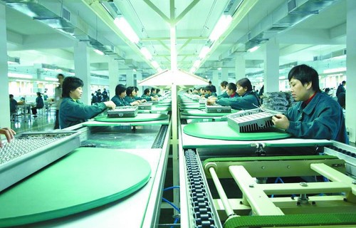 勤上光电led生产线(图片源自勤上光电)