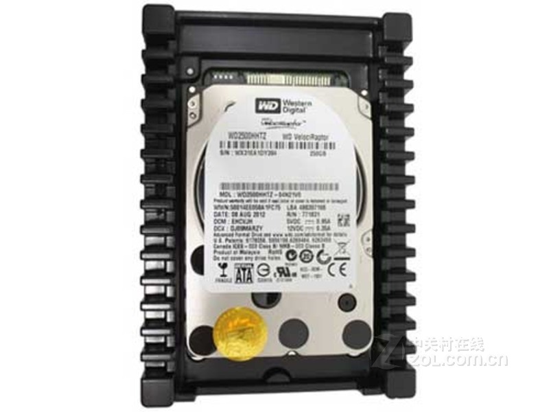 西部数据猛禽 250GB 10000转 64MB SATA3（WD2500HHTZ） - 图片 1
