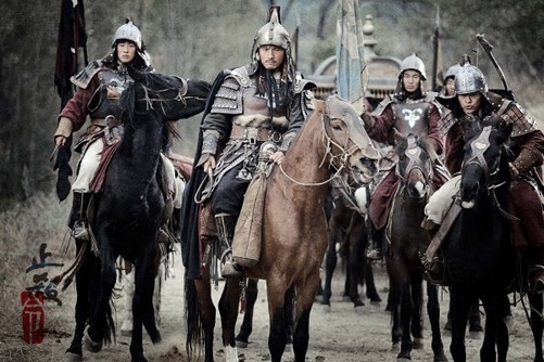 也因此,《止杀令》的国际版海报就是以成吉思汗的形象主打.