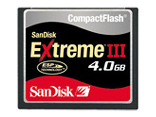 Sandisk EXtreme III CF4GB