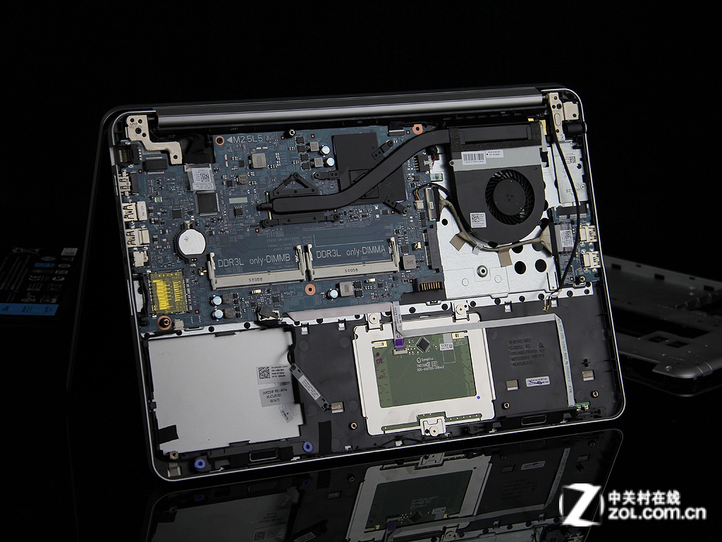 【高清图】 内部结构堪比mbp 戴尔灵越15 7000拆解图23