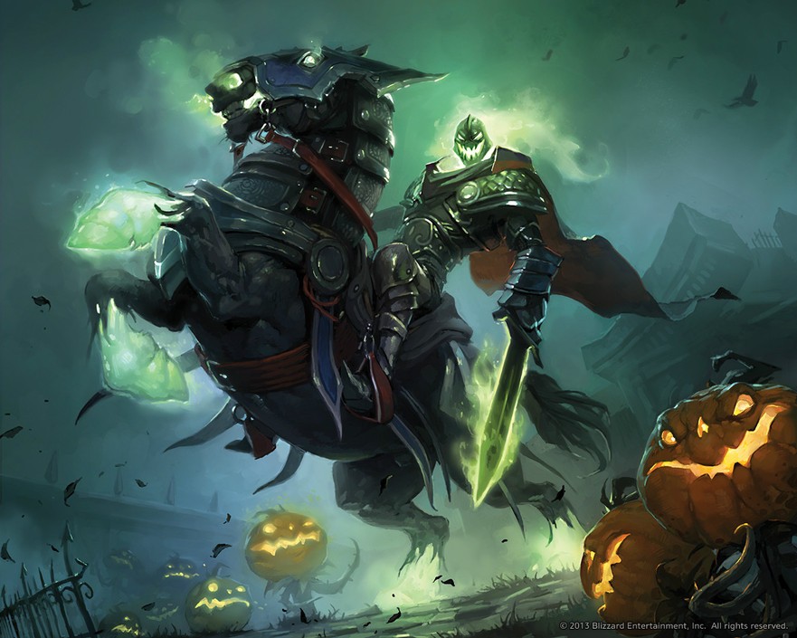 暴雪画廊更新万圣节壁纸无头骑士登场