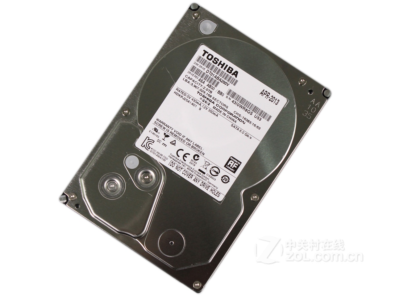 东芝mars c 2tb sata(dt01aba200v)监控级3.5寸硬盘