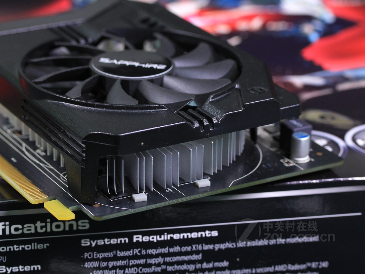 【高清图】 蓝宝石(sapphire)r7 240 1g gddr5 白金版实拍图 图97