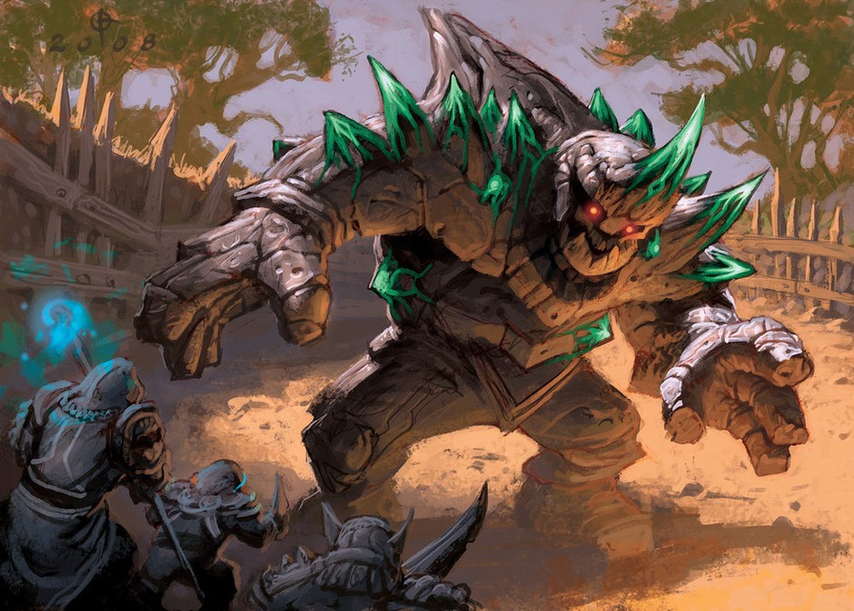 暴雪画廊新作 蛋盾德莱尼战士霸气侧漏