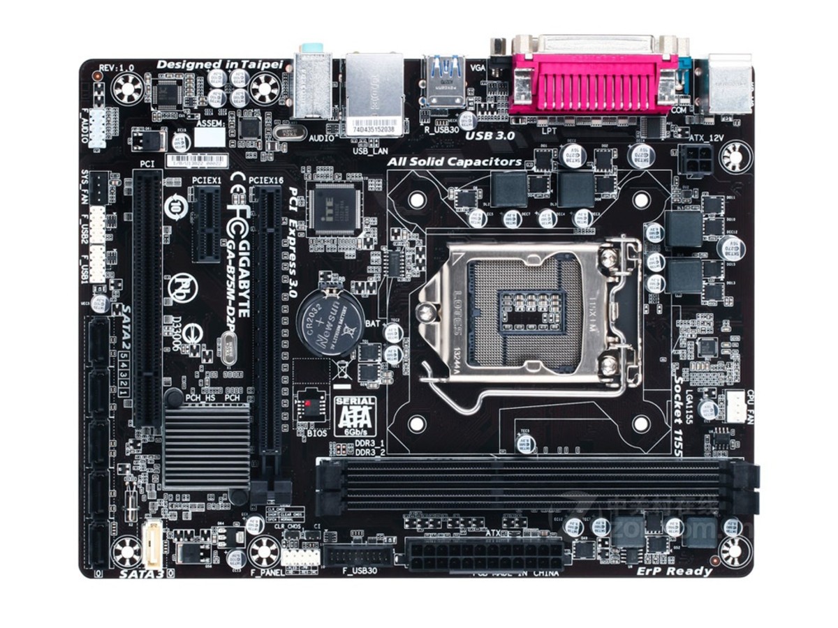 技嘉b75m-d2p(rev.1.0)