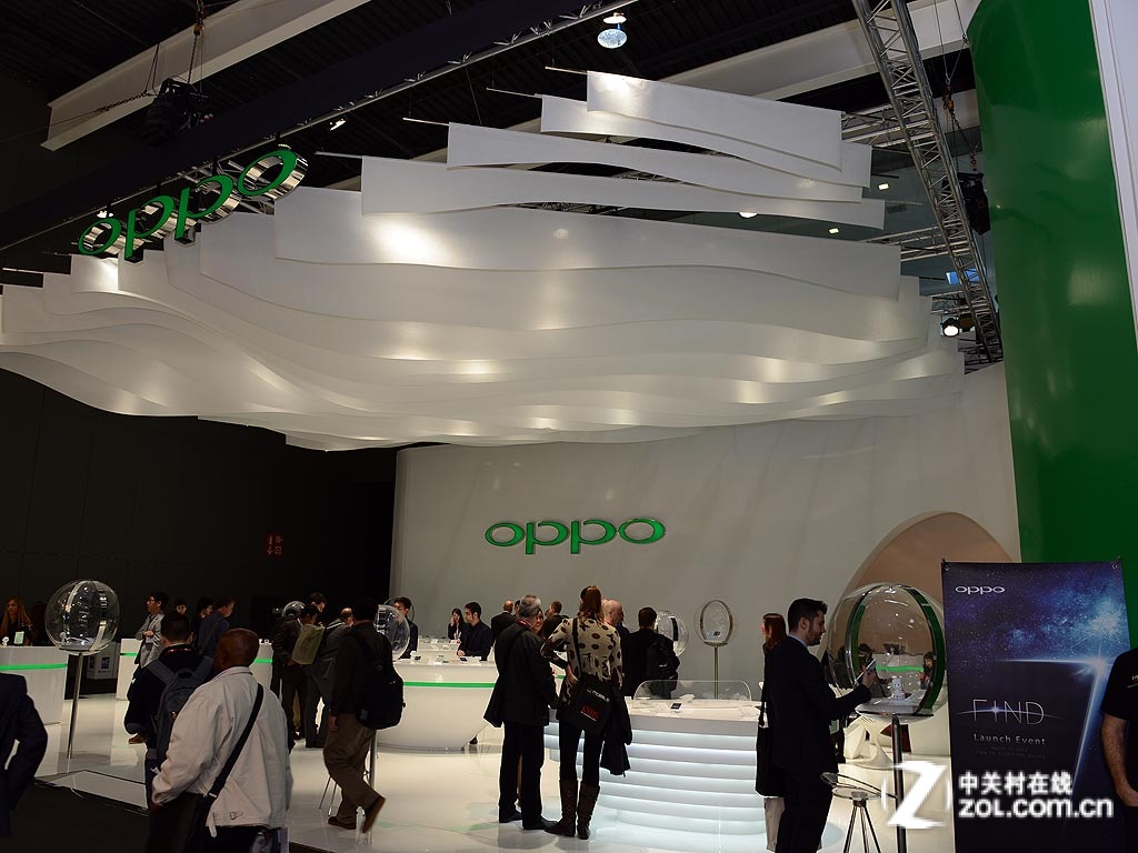 【高清图】有一点略可惜 oppo find 7真机未参展图1-zol中关村在线