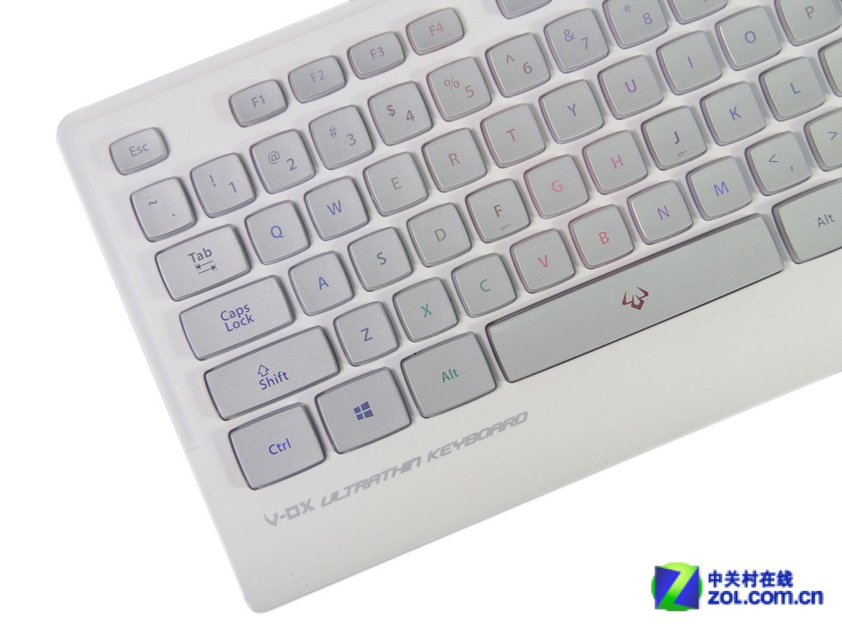 【高清图】 纯白绚丽 v-ox m8白色版背光键盘首测图20