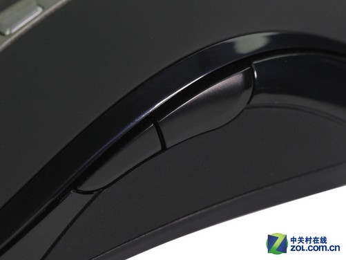 赛睿sensei无线版游戏鼠标左右侧裙特写