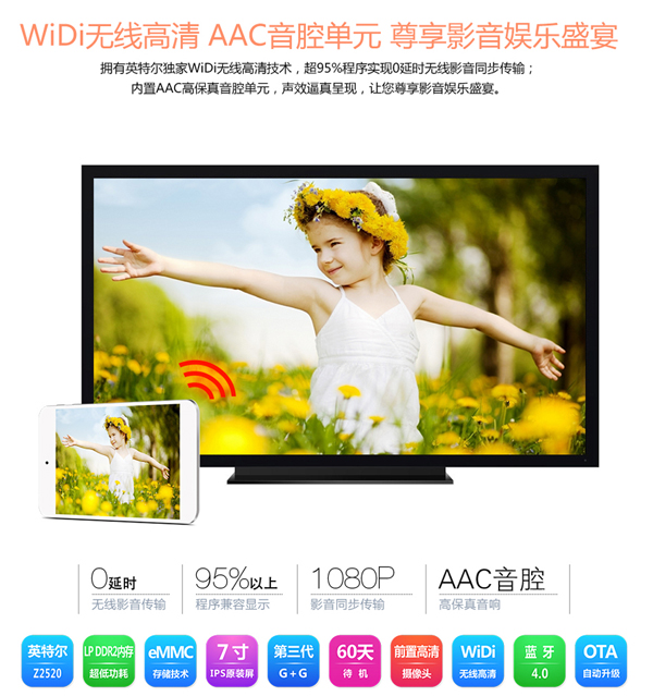 最超值intel芯平板,399元台电p70h首发预售 (9/14)