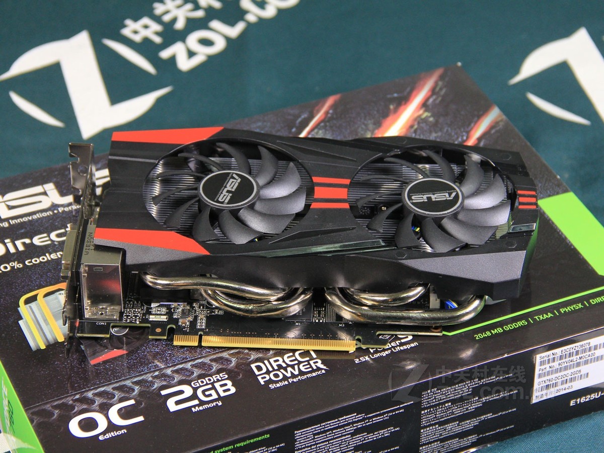 华硕圣骑士gtx 760 dc2oc 2gd5
