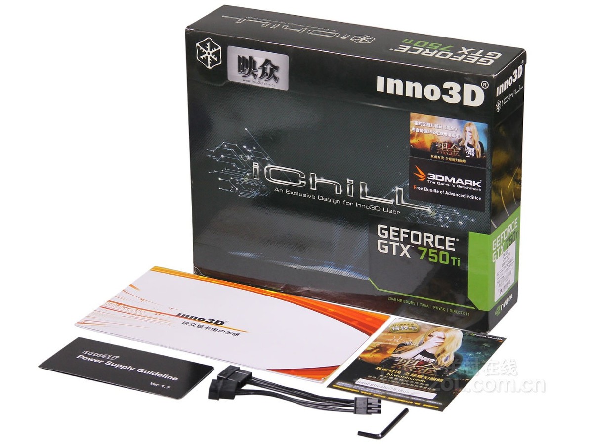 显卡 映众显卡 inno3d gtx 750ti冰龙版 图片 精品图赏 10 / 10隐藏