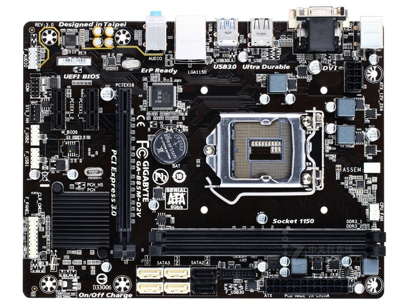 技嘉b85m-d2v昆明卓兴特价380元